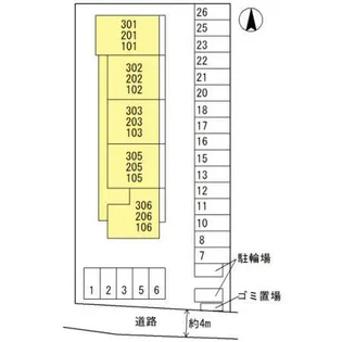 フローラル メゾン【2階】の地図