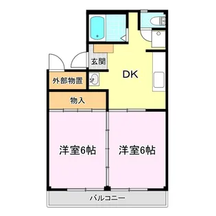 サニークレスト【2階】の間取り