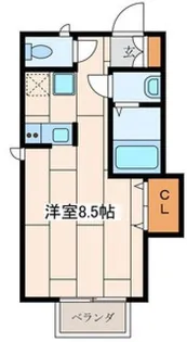 ワイズスクエア【2階】の間取り