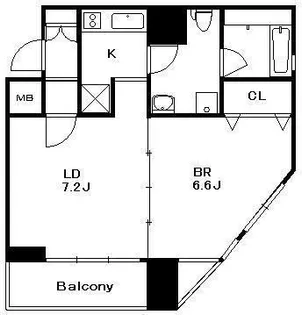 ドゥーエ両国【9階】の間取り