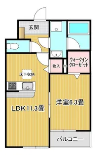 フェリオ【1階】の間取り