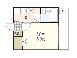 東雲ハイツ【1階】の間取り