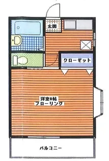 ハイムM&A【1階】の間取り