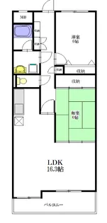 GSグレードル【1階】の間取り