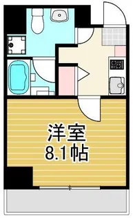 MAXIV CROS 竹ノ塚【8階】の間取り