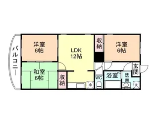 藤ハイツ【5階】の間取り
