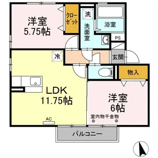 ボスコルーチェ【2階】の間取り