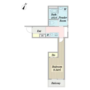 Holidays新川崎【1階】の間取り