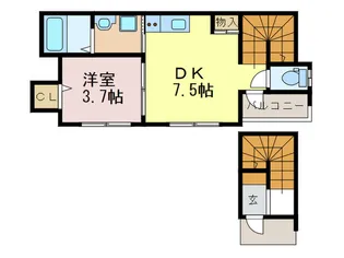 P‐CUBE【2階】の間取り
