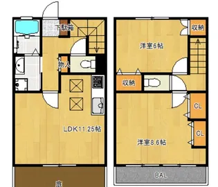 神奈川県横浜市都筑区早渕3【一戸建】の間取り