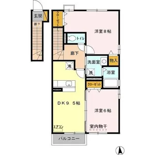 ROYAL GARDEN KANAI【2階】の間取り