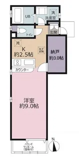 東京都練馬区東大泉3【アパート】の間取り