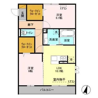 MOTOWN HOUSE【3階】の間取り
