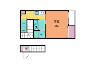 スペンサー多賀城【2階】の間取り