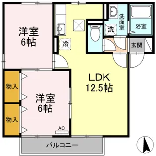 神奈川県相模原市緑区町屋1【アパート】の間取り