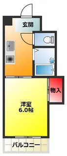 大阪府大阪市東淀川区下新庄2【マンション】の間取り