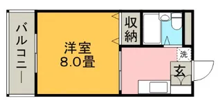 コーポ加月 A棟【2階】の間取り