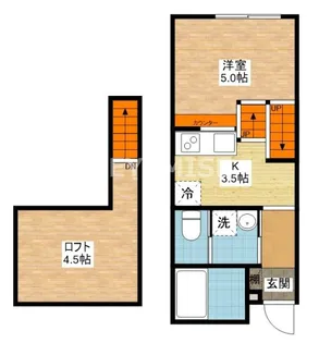 ラ・フィーネAino【2階】の間取り