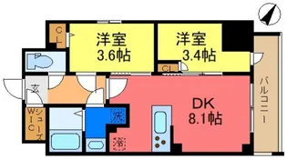 Augusta Residence 新小岩【5階】の間取り
