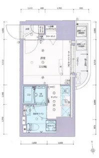 ハウスセゾン新板橋【12階】の間取り