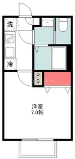 アンソレイエ園生【2階】の間取り