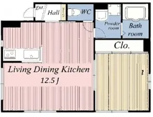 東京都葛飾区東新小岩3【アパート】の間取り