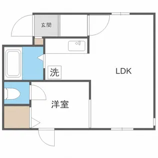 北海道札幌市中央区南十一条西16【マンション】の間取り