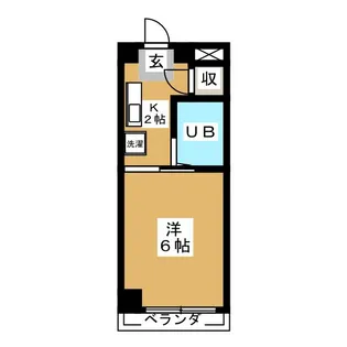 旭が丘ビル【4階】の間取り