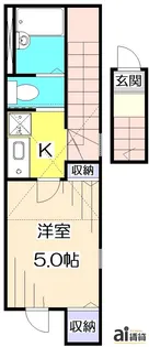 東京都練馬区南大泉5【アパート】の間取り
