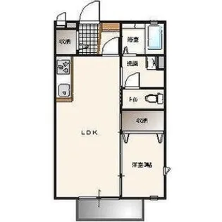 ミラドール A棟【1階】の間取り