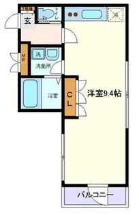 1Rの間取り画像