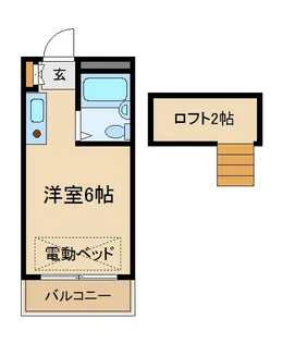 コプロスハイム【1階】の間取り