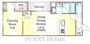 (仮称)西蒲田4丁目メゾン【3階】の間取り