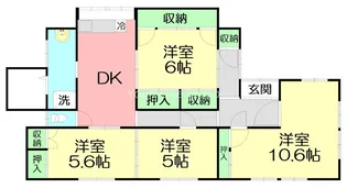 神奈川県海老名市門沢橋1【一戸建】の間取り
