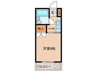 スカイコーポ上拾石【1階】の間取り