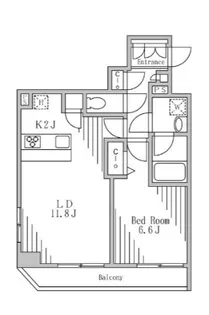 東京都千代田区岩本町3【マンション】の間取り