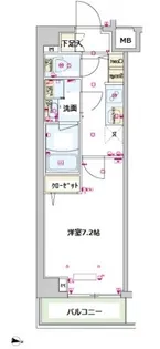 スカイコートグレース新宿中落合【2階】の間取り