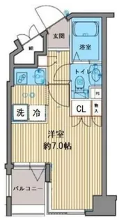 ガーラ文京本郷台【8階】の間取り