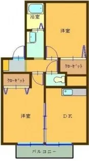 セジュール・パルフェ【2階】の間取り