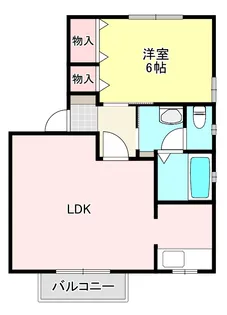 クレストI【1階】の間取り