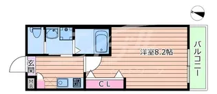 リアコート関大前EAST【3階】の間取り