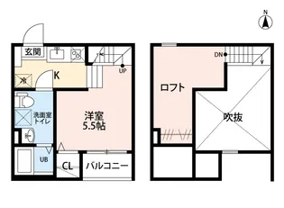 Monstera春敲(モンステラシュンコウ)【1階】の間取り
