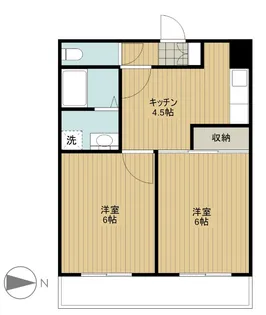 テラス桜丘【2階】の間取り