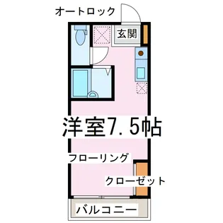 スターハイム君津【3階】の間取り