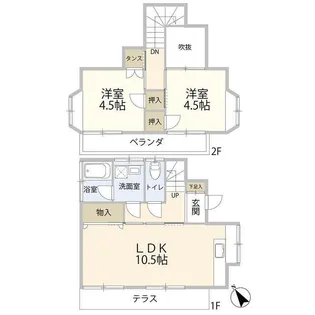 東京都町田市小野路町【一戸建】の間取り