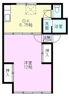 ハイムエビス【2階】の間取り