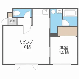 ノーススクエア・J【1階】の間取り