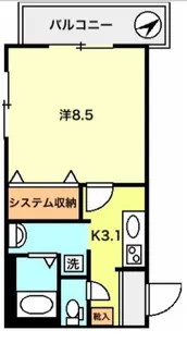 ルミエール【1階】の間取り