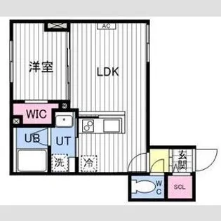 Aster S14【4階】の間取り