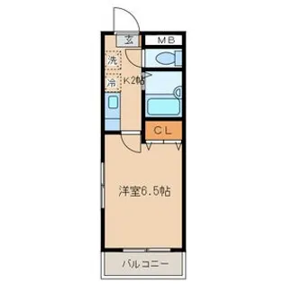 YKマンション【5階】の間取り